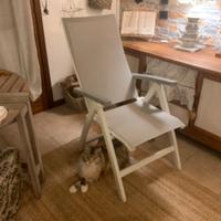 Poltroba reclinabile garden team