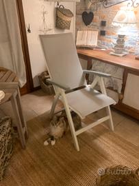 Poltroba reclinabile garden team