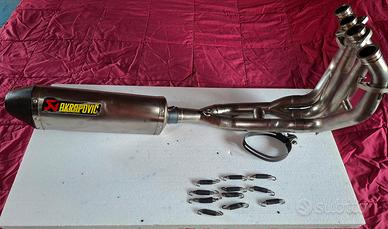Scarico Completo Akrapovic  Titanio Yamaha R6 