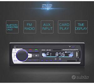 AUTORADIO 1 DIN BLUETOOTH MP3 USB SD AUX
