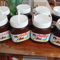 barattoli vintage vuoti di nutella 5kg