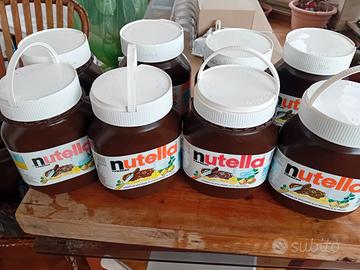 barattoli vintage vuoti di nutella 5kg