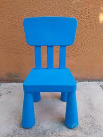 Sedia bambini mammut rossa e blu