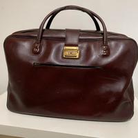 Borsa 48 ore Vintage tra il marrone ed il Bordeaux