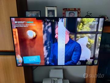 Samsung TV QLed 43" pannello rotto