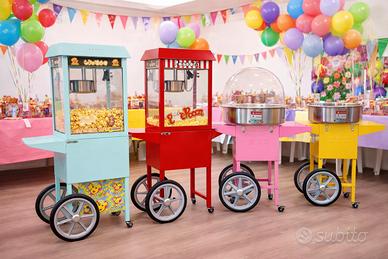 Attrezzature Dolciarie Pop Corn e Zucchero Filato