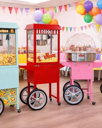 Attrezzature Dolciarie Pop Corn e Zucchero Filato