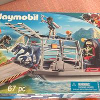 Due set  Playmobil barca dinosauri