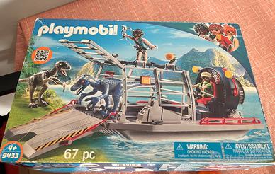 Due set  Playmobil barca dinosauri