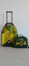 Trolley e borsa sammies coccodrillo