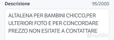 ALTALENA CHICCO BIMBI