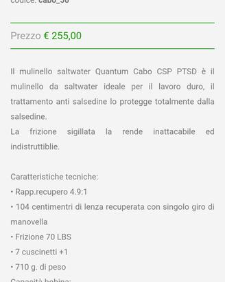 Mulinello da pesca