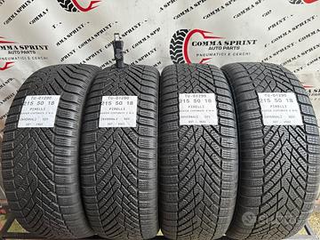 4 PNEUMATICI 215/50 R18 PIRELLI INVERNALI 85%