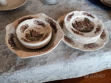 Set piatti vintage Royal Homes of Britain