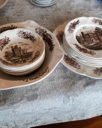 Set piatti vintage Royal Homes of Britain