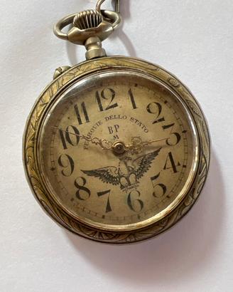 Raro Orologio da Tasca BPM Ferrovie dello Stato