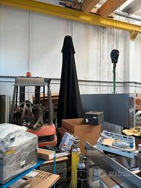 stupendo Ombrellone, Gazebo, 6 x 6 nero.