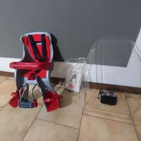 Seggiolino anteriore + parabrezza 