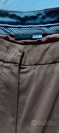 SPORTMAX pantalone MIDI tabacco