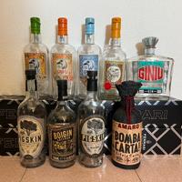 Set di bottiglie tutte di silvio carta