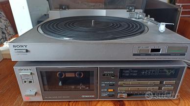 Sony piastra + piatto