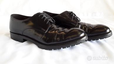 Scarpe da uomo in Vera Pelle, nere F.lli Rossetti