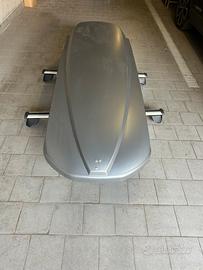 Box tetto originale Audi con barre portatutto