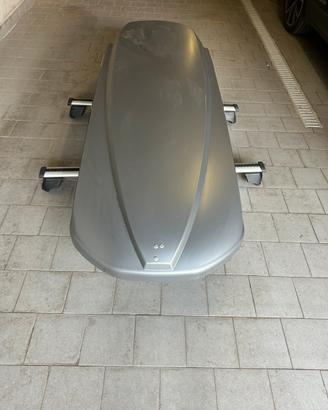 Box tetto originale Audi con barre portatutto