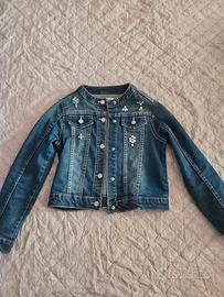 Giubotto jeans bimba