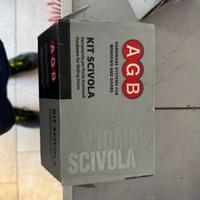 Kit scorrevole AGB cromo satinato