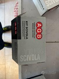 Kit scorrevole AGB cromo satinato