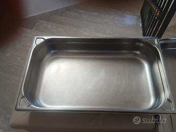 2 Bacinelle Gastronorm GN 1/1 inox