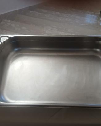 2 Bacinelle Gastronorm GN 1/1 inox