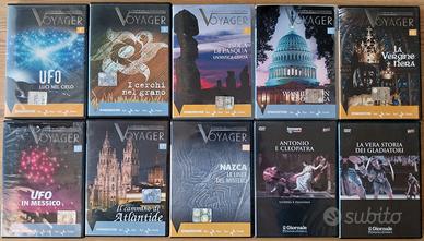 Lotto 16 dvd VOYAGER R. Giacobbo + 4 documentari