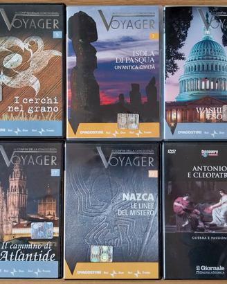 Lotto 16 dvd VOYAGER R. Giacobbo + 4 documentari