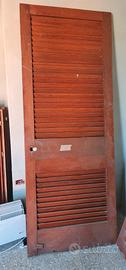 portoncino con persiana 