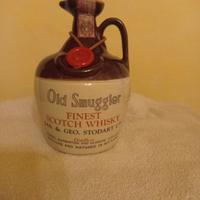 BOTTIGLIA  WHISKY CERAMICA "OLD  SMUGGLER"  1970's
