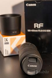 Canon rf 100-400mm F5.6-8 IS USM garanzia 2anni