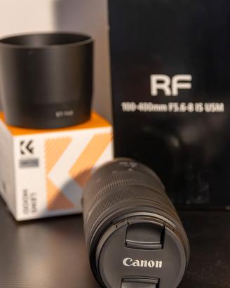 Canon rf 100-400mm F5.6-8 IS USM garanzia 2anni