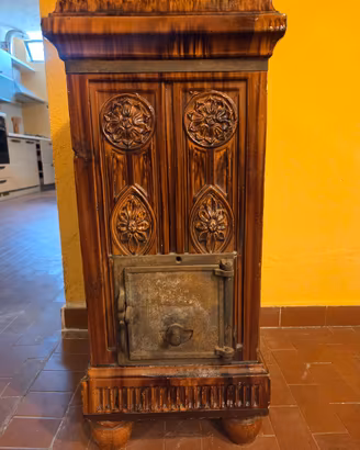 stufa a legna vintage 