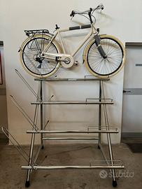 Espositore bici cavalletto 4 livelli