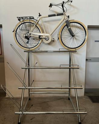 Espositore bici cavalletto 4 livelli