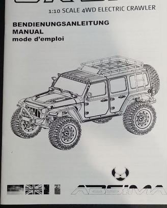 Auto radiocomandata ABSIMA CR3.4