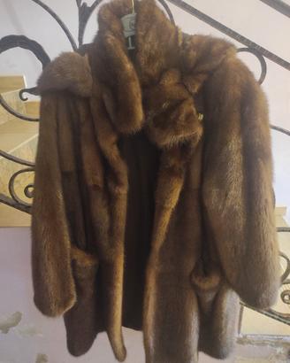 pelliccia da donna di visone originale