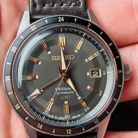 Seiko Presage GMT SSK013J1 + cinturino Racing