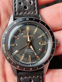 Seiko Presage GMT SSK013J1 + cinturino Racing