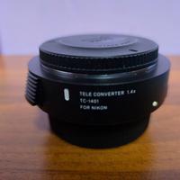 Teleconverter 1.4 x Sigma tc 1401 per Nikon