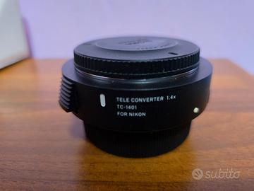 Teleconverter 1.4 x Sigma tc 1401 per Nikon