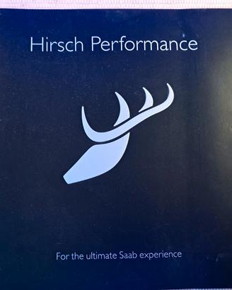 Depliant Hirsch Performance Saab 9-3 9-5 rarissimo