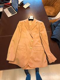 Giacca uomo sartoriale color beige/cammello Solaro